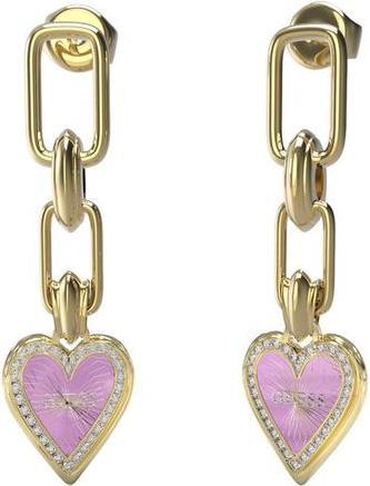 Actual product image Guess Love Me Tender Ladies Earbeller Hangers Steel - Gold colored (Steel)