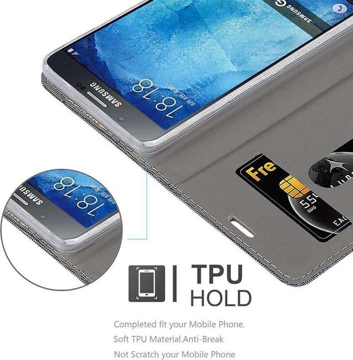 Image du produit Cadorabo Couverture look jeans Book (Samsung Galaxy A8 (2018))
