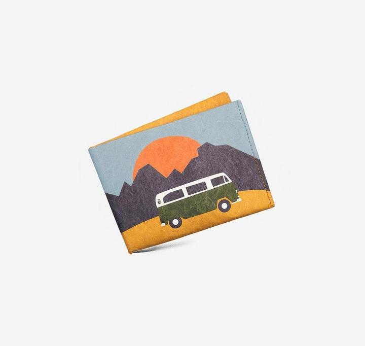 Actual product image Paprcuts RFID wallet Vanlife | Roadtyping Koop