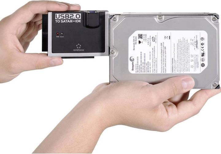 Produktbild Renkforce USB 2.0 zu IDE+SATA Konverter