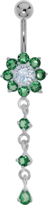 Produktbild Bijouteria Bauchpiercing (Edelstahl, Silber 925, Kristall)