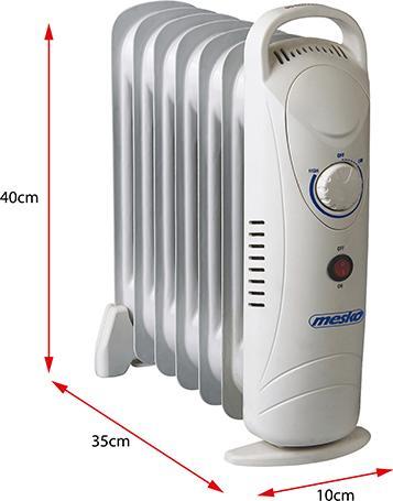 Produktbild Mesko MS7804 Elektrische Raumheizung Indoor Öl-Heizlüfter (700 W)