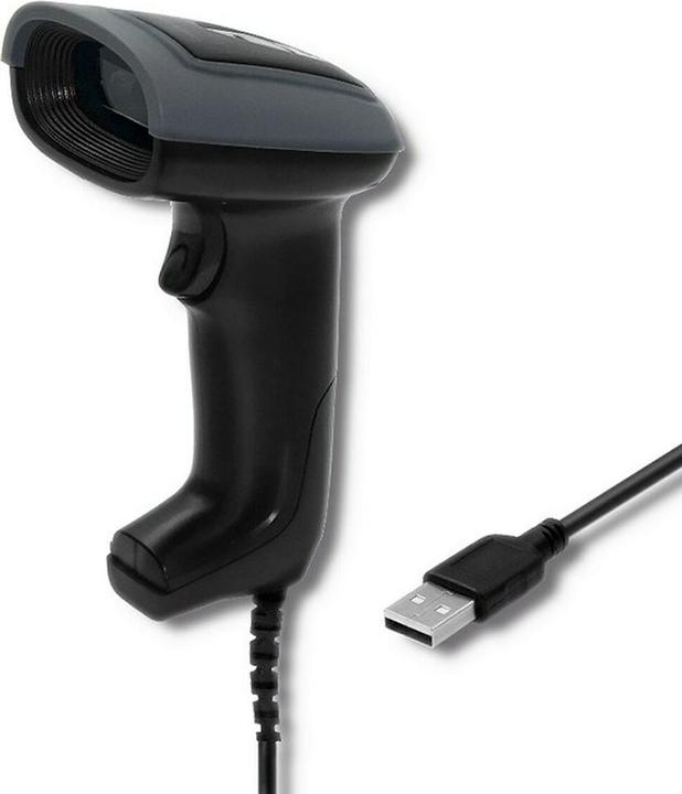 Actual product image Qoltec 50863 Wired QR & BARCODE Scanner | USB (2D barcodes)