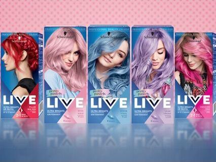 Image du produit Schwarzkopf Live Ultra Brights ou Pastel hair dye 095 Electric Blue (095 Bleu électrique)