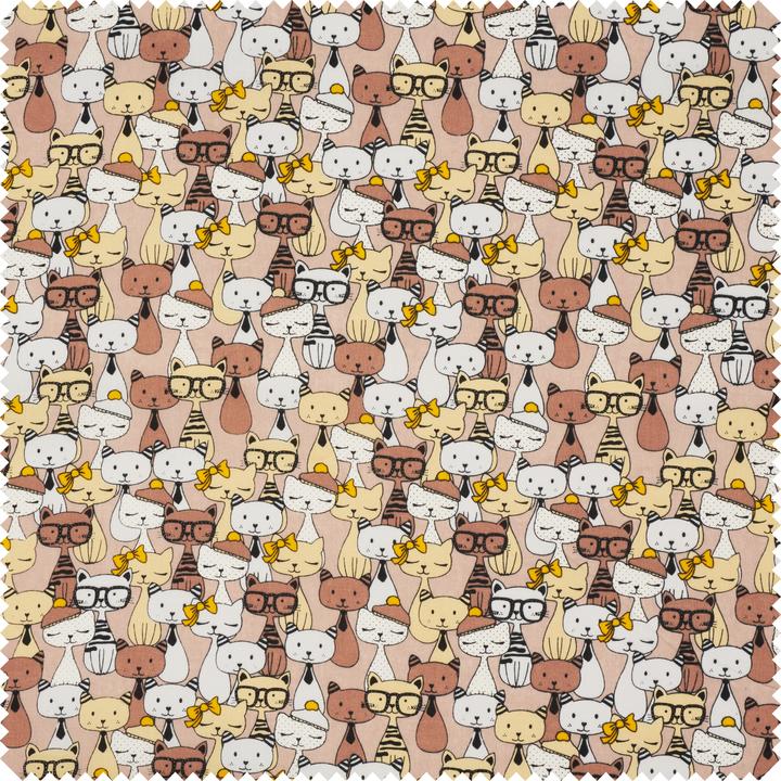 Image du produit VBS Tissu de coton "Funny Cats", largeur 140 cm, vendu au mètre