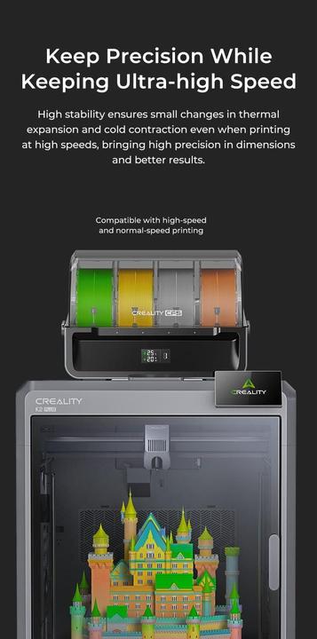 Immagine prodotto Creality Pla Rfid Marrone Hyper Series Filamento 3d (PLA, 1.75 mm, 1000 g, Marrone)