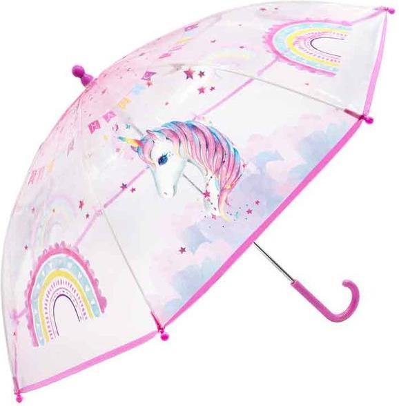 Produktbild BB Klostermannn Kinderschirm Einhorn transparent