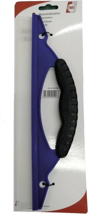 Actual product image IWH Car water squeegee, silicone, length: 300 mm made of plastic, with silicone edge, for fast and