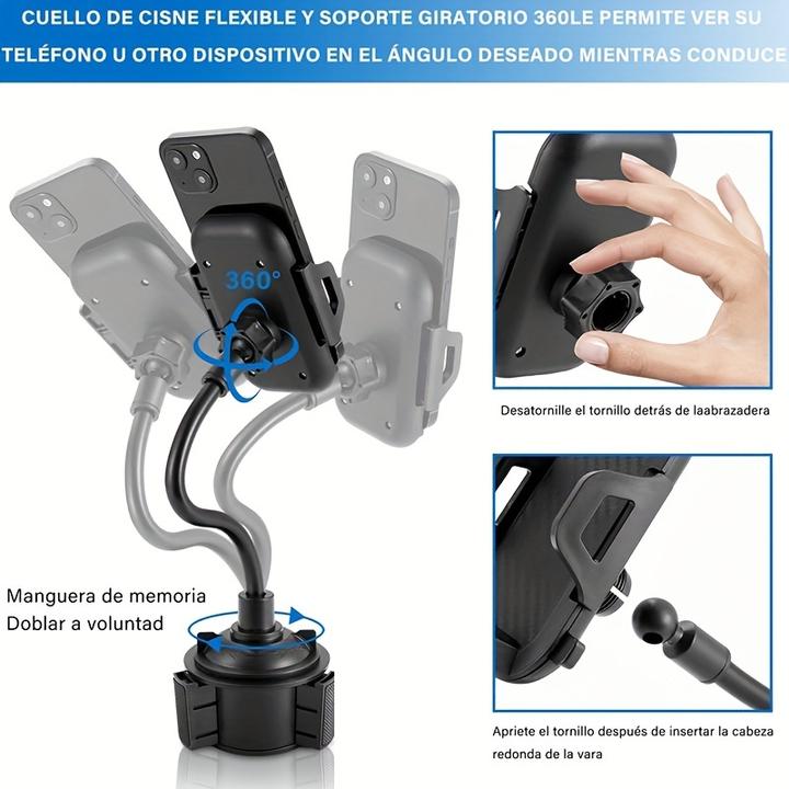 Immagine prodotto PhoneLook Supporto universale per smartphone a mani libere per veicoli per porte-gabinetto reggiseno