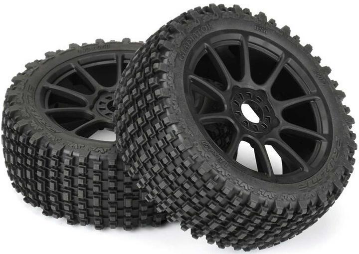 Produktbild Proline GLADIATOR M2 (MEDIUM) AUF FELGE MACH10 SCHWARZ V/H 1/8 OFFROAD