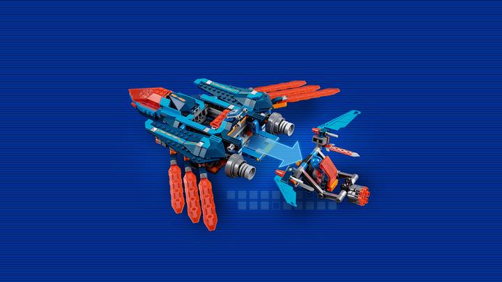 Image du produit LEGO Faucon blaster Nexo Knights Clays (70351, LEGO Nexo Knights)