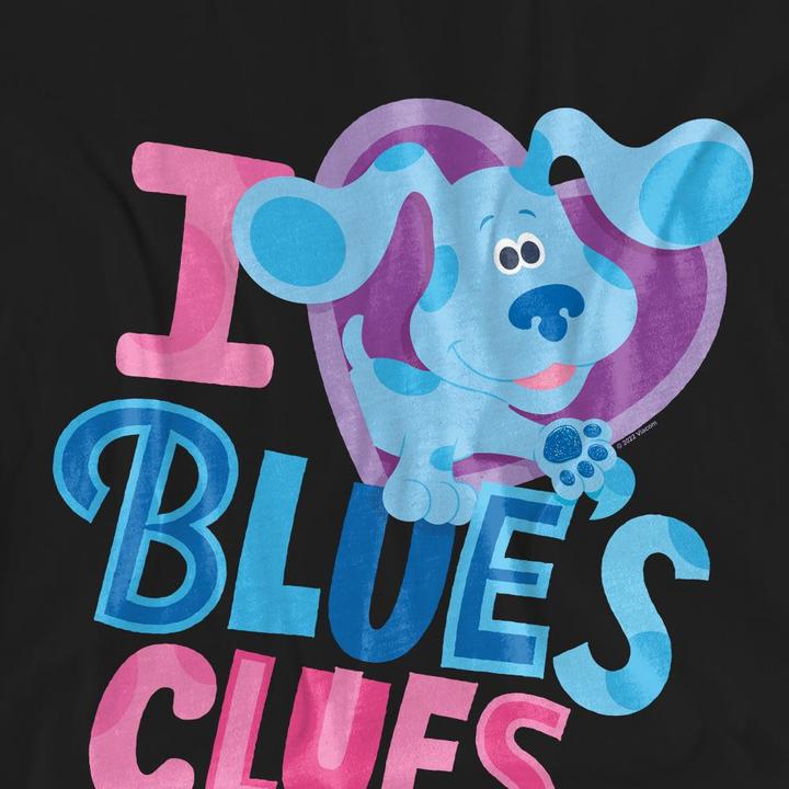 Actual product image Blue's Clues & You! Unisex Adult I Heart Blue T-Shirt (L)