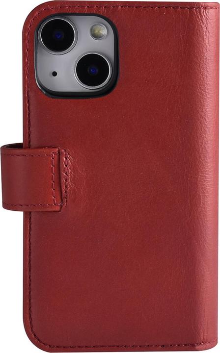 Produktbild Pierre Cardin Case iPhone 13 Mini - Echt Leder Book Case rot & 6 Kartenfächer (Apple iPhone 13 mini)