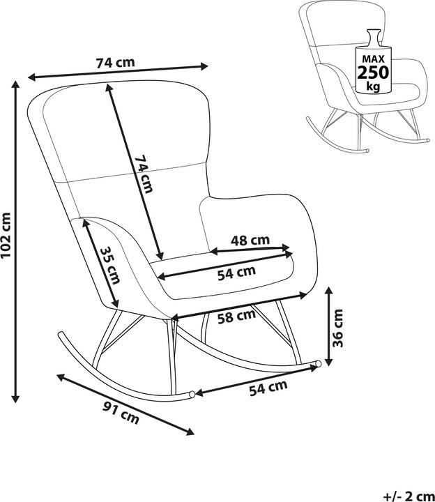 Actual product image Beliani Anaset