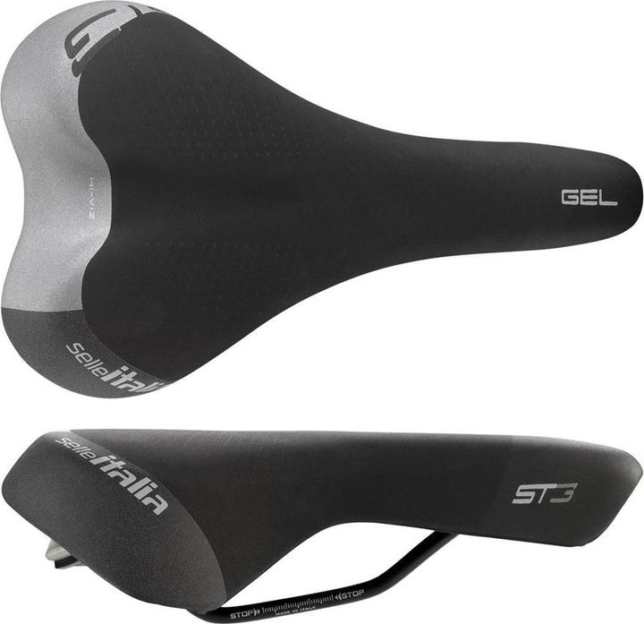 Actual product image Selle Italia Saddle Sportouring St 3 S (S1), Fec Alloy Rail, Light Gel