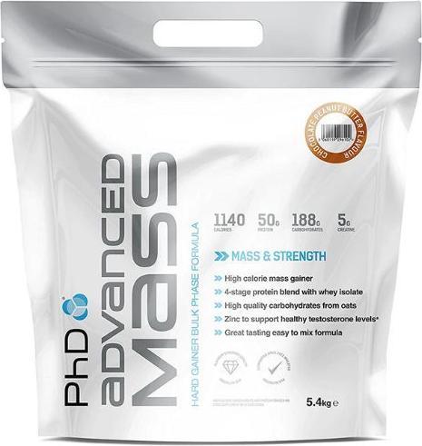 Actual product image PhD Nutrition Advanced Mass 5.4kg (Chocolate Peanut Butter, 1 pcs., 5400 g)