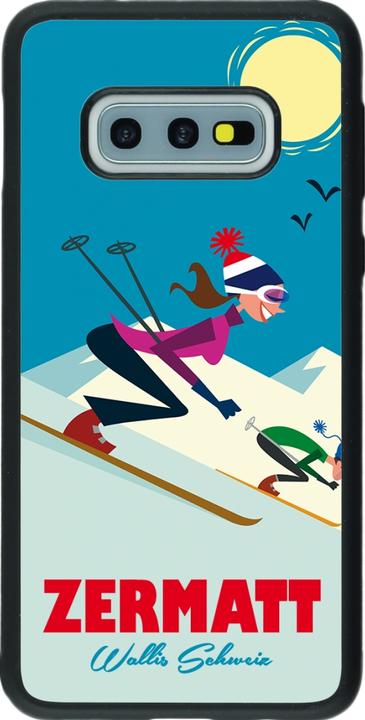 Produktbild PhoneLook Hülle Silikon schwarz Zermatt Ski Downhill (Samsung Galaxy S10e)