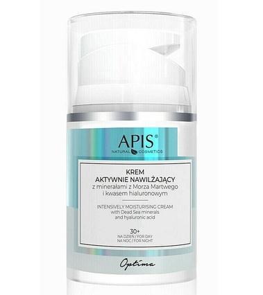 Immagine prodotto Apis Natural Cosmetics Apis Crema Idratante Attiva con Minerali del Mar Morto e Acido Ialuronico 30+ 50Ml (50 ml, Crema 24h)
