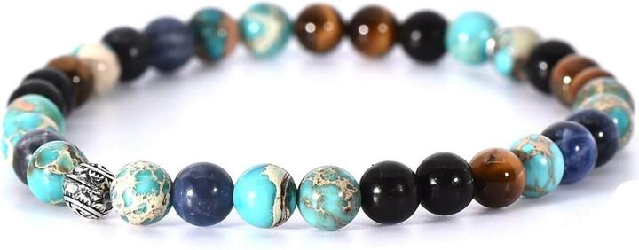 Produktbild Balibay Kiyan (20 cm, Sterling Silber 925, Onyx, Tigerauge, Edelstein, Lapislazuli)