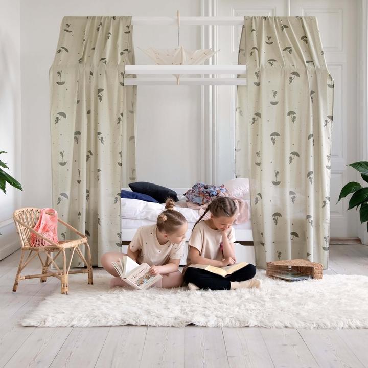 Produktbild Hoppekids Sandmännchen (Ole Lukoie) Hausbett-Vorhang für Hausbetten 90x200 cm, Grün