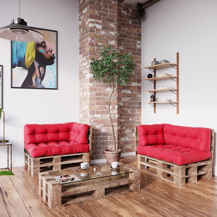 Immagine prodotto Vicco Palettenkissen Flocken (120 x 40 x 20 cm)