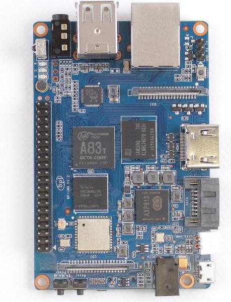 Actual product image Sinovoip BPI-M3 - Banana Pi - Octa-Core Single Board Computer, Wi-Fi/BT