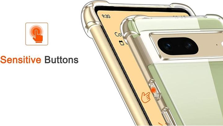 Actual product image Screenguard Google Pixel 7 Case Crystal Soft Airbag Bumper (Google Pixel 7)