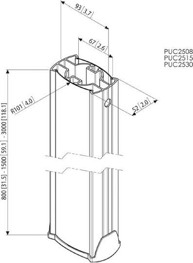 Actual product image Vogels Puc 2515 (Ceiling)