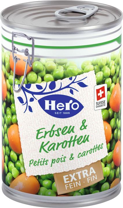 Immagine prodotto Hero Piselli e carote (420 g)