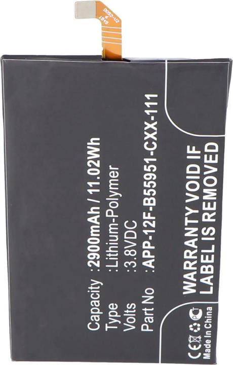 Actual product image CS Cameron Sino Battery CAT S30 Battery APP-12F-B55951-CXX-111