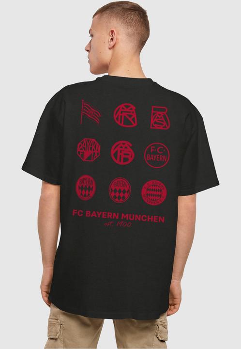Image du produit FC Bayern München Logo History Red Heavy Oversized Tee - 112251 (S)