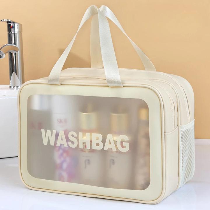 Only-Bags.Store Nass-Trocken-Trennung Schminktasche tragbare Kulturtasche Reise Essentials grosse Kapazität