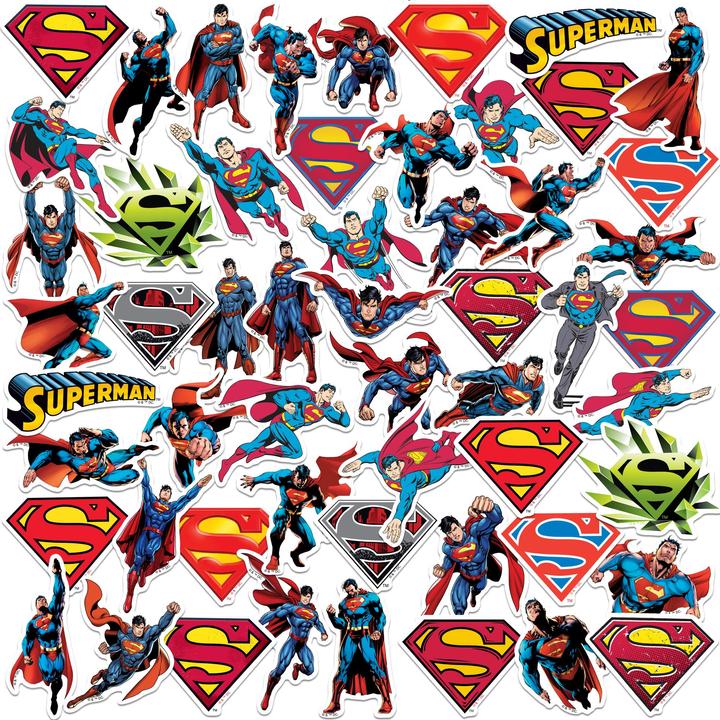 Produktbild Superman Haltungen Aufkleber Deluxe 100erPack Vinyl