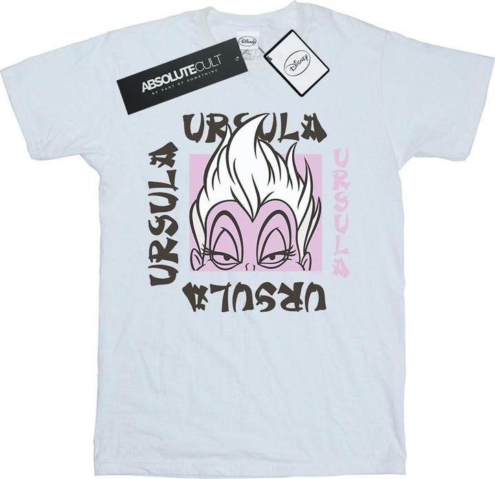 Actual product image Disney Womens/Ladies Ursula Take Out Cotton Boyfriend T-Shirt (L)
