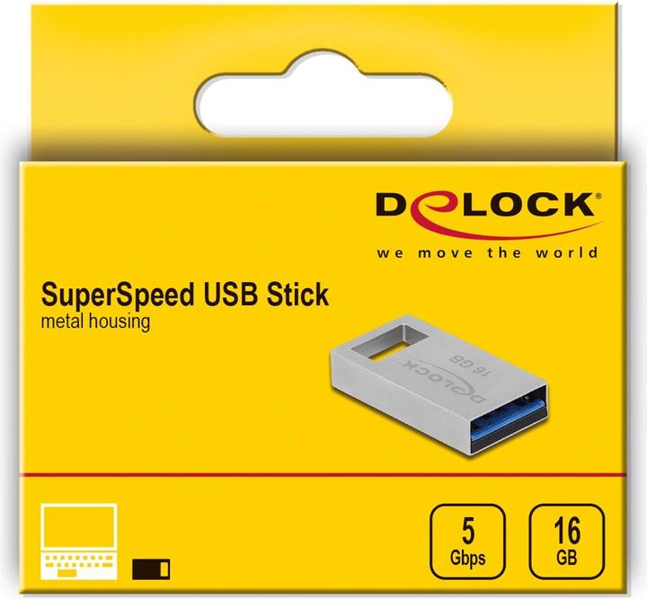 Produktbild Delock USB-Flash-Laufwerk (16 GB, USB-A, USB 3.0)