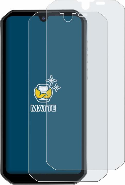 Actual product image BROTECT Anti-glare screen protector matt (2 Piece, Blackview BV9900 Pro)