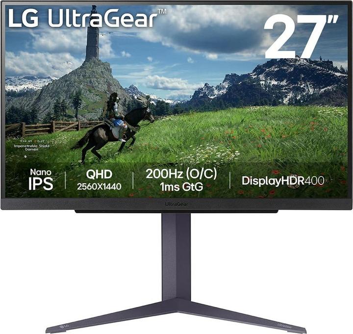 Actual product image LG 27GS85Q-B (2560 x 1440 pixels, 27")