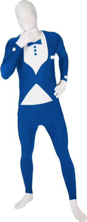Actual product image Morphsuits Tuxedo blau - Ganzkörperkostüm Anzug für Karneval (XXL)