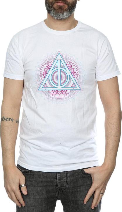 Immagine prodotto Neon Deathly Hallows Maglietta Uomo (XXL)