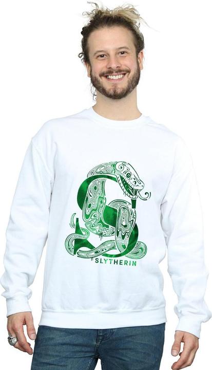 Actual product image Mens Slytherin Snake Sweatshirt (L)
