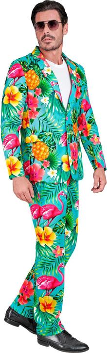 Immagine prodotto Widmann Completo da festa con giacca e pantaloni con motivo fenicottero al neon (L)