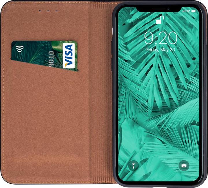Produktbild OEM Echtes Leder Smart Pro Etui für Samsung Galaxy S8 schwarz (Samsung Galaxy S8+)