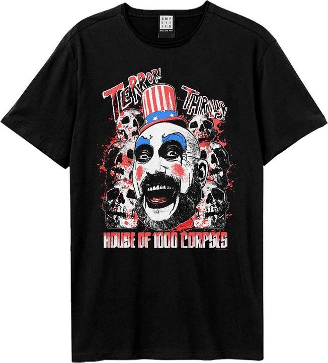 Immagine prodotto Amplified House Of 1000 Corpses Terror Thrills Maglietta Rob Zombie Adulto Unisex (XL)