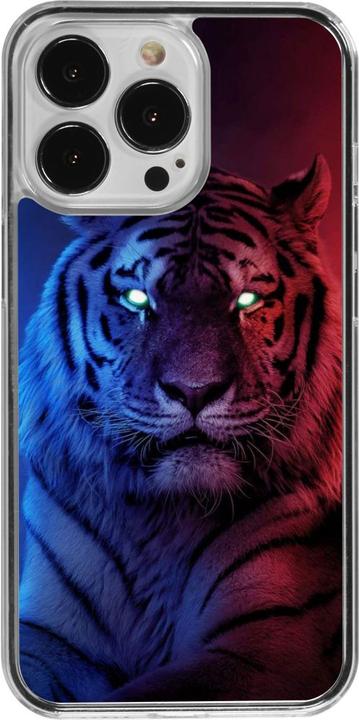 Image du produit PhoneLook Coque transparent Tiger Blue Red (Apple iPhone 13 Pro)