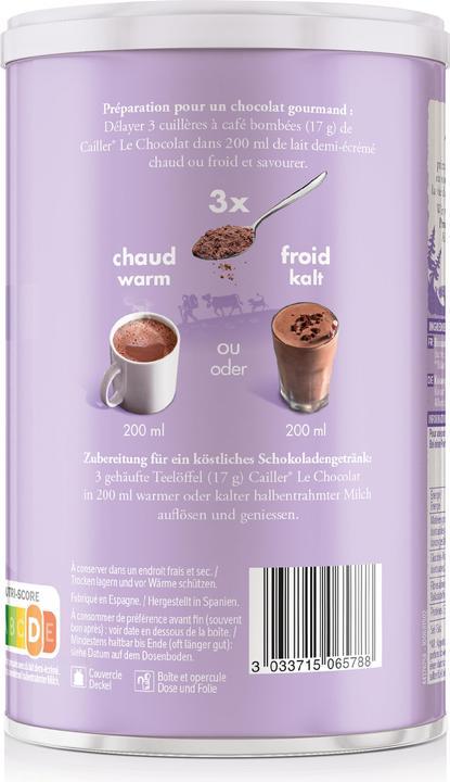Produktbild Cailler Le Chocolat Kakaogetränkepulver (500 g)