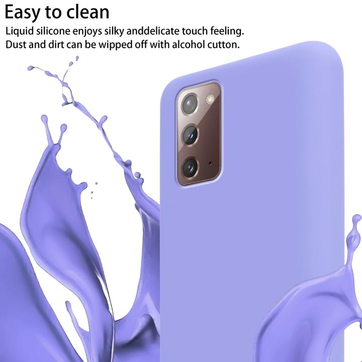 Actual product image Cadorabo TPU Cover Mobile Phone Chain Liquid (Samsung Galaxy Note 20)