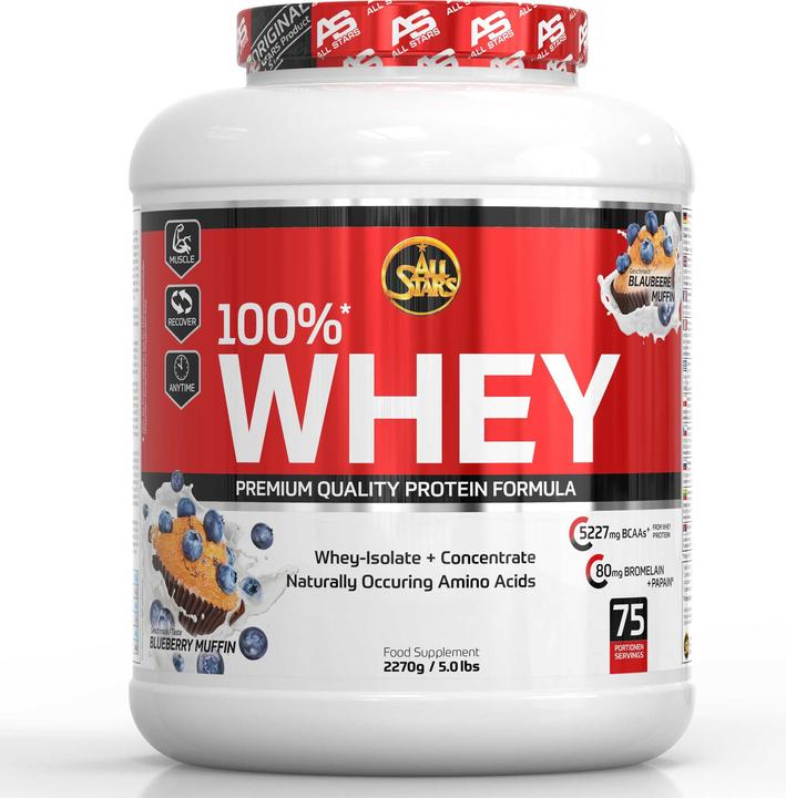 Produktbild All Stars 100% Whey (Blaubeere, 1 Stk., 2270 g)