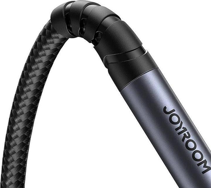 Image du produit Joyroom Câble audio stéréo AUX mini jack 3,5 mm (mâle) - mini jack (femelle) 1,2 m noir (SY-A09) (1.20 m, Extension)
