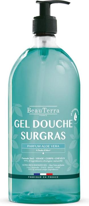 Immagine prodotto BeauTerra Gel doccia ricco Alo Ver 1000ml (1000 ml)