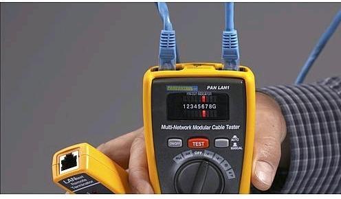 Produktbild Pancontrol Kabeltester PAN LAN1, 600, 162 x 74,5 x 44 mm (CAT II 600V, CAT III 300V)